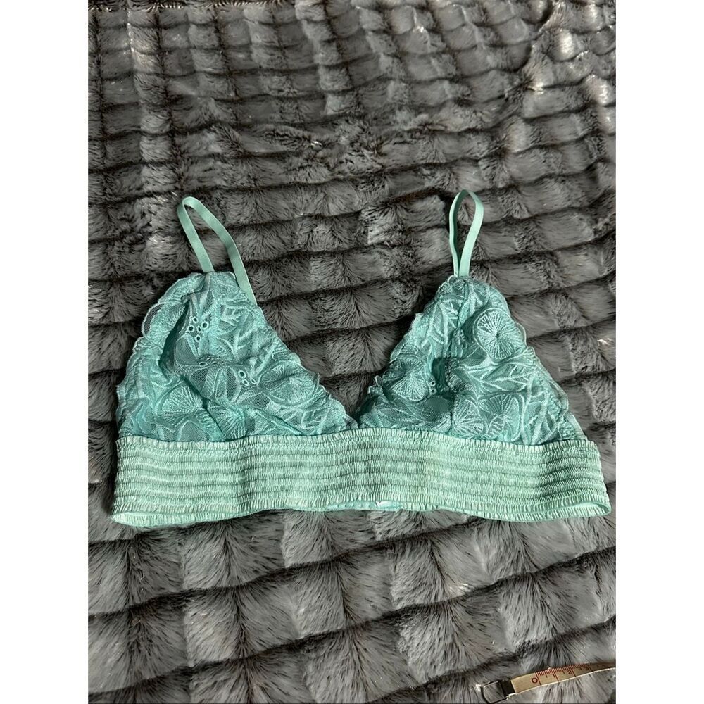 NWOT Women’s Aerie Mint Green Lace Bralette Size Medium